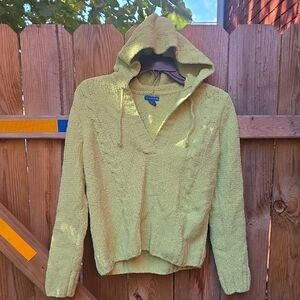 Greendog Kids Lime Green Hooded Sweater